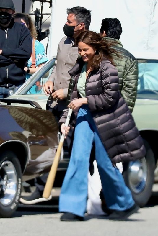 SOFIA VERGARA on the Set of Griselda in Long Beach 02/26/2022