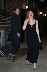 SOPHIA BUSH Leaves Late Show with Stephen Colbert in New York 02/23/2022