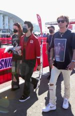 SOPHIE TURNER and Joe Jonas Arrives at Super Bowl LVI at SoFi Stadium in Inglewood 02/13/2022