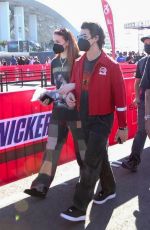 SOPHIE TURNER and Joe Jonas Arrives at Super Bowl LVI at SoFi Stadium in Inglewood 02/13/2022