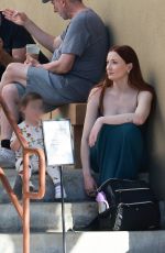 SOPHIE TURNER and Joe Jonas at All Time Restaurant in Los Angeles 02/12/2022