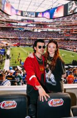 SOPHIE TURNER and Joe Jonas  at Sofi sStadium 02/13/2022