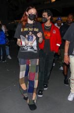 SOPHIE TURNER and Joe Jonas Leaves Super Bowl LVI at SoFi Stadium in Inglewood 02/13/2022