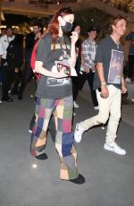 SOPHIE TURNER and Joe Jonas Leaves Super Bowl LVI at SoFi Stadium in Inglewood 02/13/2022