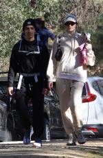 SOPHIE TURNER and Joe Jonas Out in Los Angeles 02/06/2022