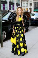 STACEY BENDET Arrives at Alice and Olivia Cocktail Party in New York 02/12/2022