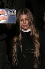 STACY FERGIE FERGUSON Out for Dinner with Friend at Craig