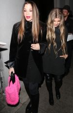 STACY FERGIE FERGUSON Out for Dinner with Friend at Craig