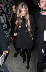 STACY FERGIE FERGUSON Out for Dinner with Friend at Craig