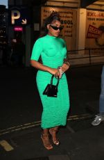 STEFFLON DON at Mark Fast Fashion Show at London Fashion Week 02/18/2022