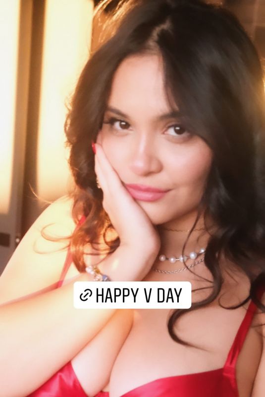 STELLA HUDGENS - Instagram Photos 02/14/2022