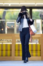 SUKI WATERHOUSE Leaves Byredo Store on Melrose Ave in Los Angeles 02/01/2022