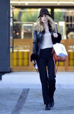 SUKI WATERHOUSE Leaves Byredo Store on Melrose Ave in Los Angeles 02/01/2022