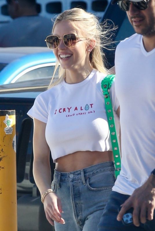 SYDNEY SWEENEY at a Flea Market in West Hollywood 02/08/2022