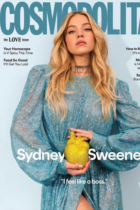 SYDNEY SWEENEY in Cosmopolitan Magazine, February 2022