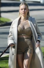 SYDNEY SWEENEY Out and About in Los Angeles 02/06/2022