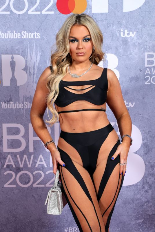 TALLIA STORM at Brit Awards 2022 in London 02/08/2022