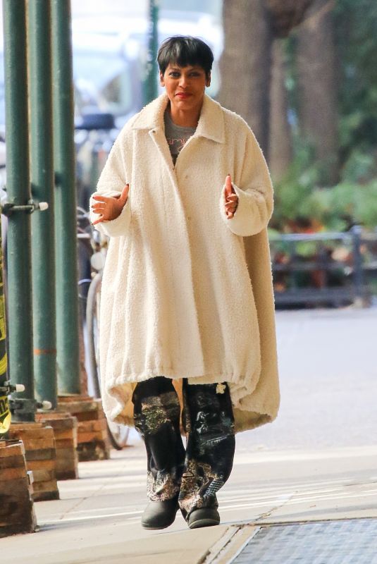 TAMRON HALL Out and About in New York 02/09/2022