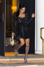 TAYSHIA ADAMS Out at New York Fashion Week 02/11/2022