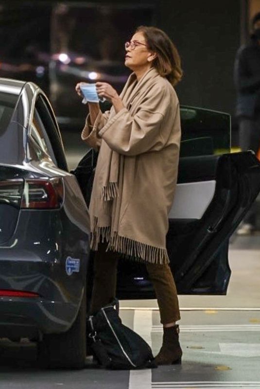 TERI HATCHER Out for a Business Meeting in West Hollywood 02/01/2022