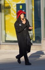 TESSA THOMPSON Out and About in New York 02/09/2022
