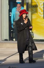 TESSA THOMPSON Out and About in New York 02/09/2022