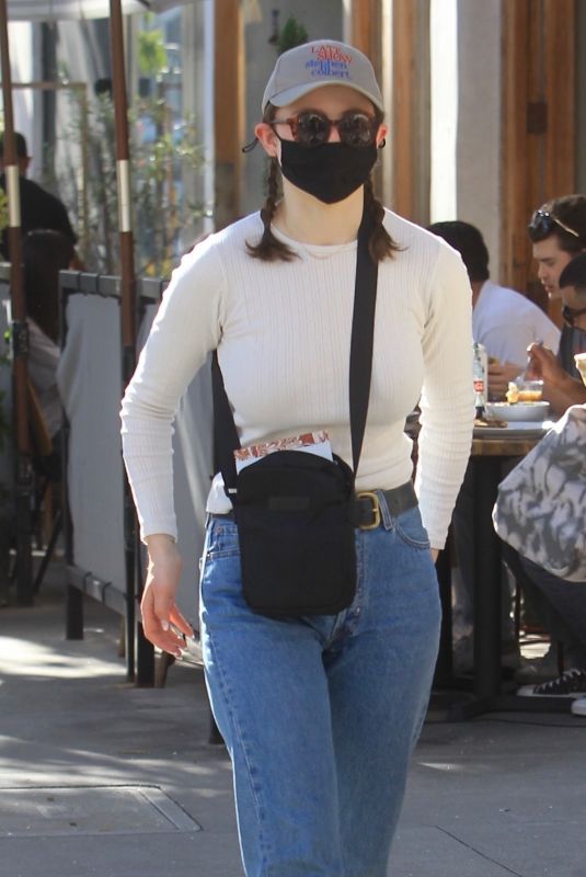 THOMASIN MCKENZIE Out in Beverly Hills 02/14/2022