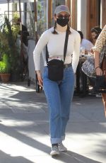 THOMASIN MCKENZIE Out with a Friend in Beverly Hills 02/14/2022