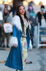 TINASHE Arrives at Jimmy Kimmel Live! 02/22/2022