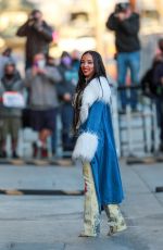 TINASHE Arrives at Jimmy Kimmel Live! 02/22/2022