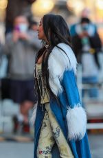 TINASHE Arrives at Jimmy Kimmel Live! 02/22/2022