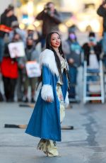 TINASHE Arrives at Jimmy Kimmel Live! 02/22/2022