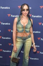 TINASHE at Fanatics Super Bowl Party in Culver City 02/12/2022