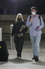 TORI SPELLING at LAX Airport in Los Angeles 02/13/2022