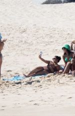 VANESSA HUDGENS and GG MAGREE in Bikinis at a Beach in Cabo San Lucas 02/01/2022