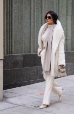 VICTORIA BARBARA at a Photoshoot at New York Fashion Week 02/15/2022