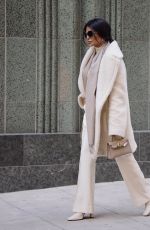 VICTORIA BARBARA at a Photoshoot at New York Fashion Week 02/15/2022