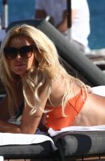 VICTORIA SILVSTEDT in Bikini at a Beach in Miami 02/10/2022