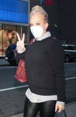 WENDI MCLENDON-COVEY Arrives at Good Morning America in New York 02/10/2022