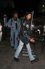 WILLOW SMITH Arrives at Avril Lavigne