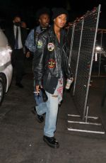 WILLOW SMITH Arrives at Avril Lavigne