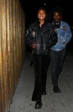 WILLOW SMITH Arrives at The Nice Guy in Los Angeles 02/09/2022