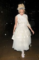 WKA TWIGS Arrives at Simone Rocha Show at London Fashion Week 02/20/2022