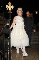WKA TWIGS Arrives at Simone Rocha Show at London Fashion Week 02/20/2022