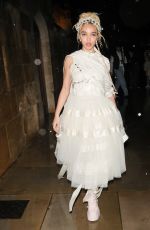 WKA TWIGS Arrives at Simone Rocha Show at London Fashion Week 02/20/2022