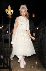 WKA TWIGS Arrives at Simone Rocha Show at London Fashion Week 02/20/2022