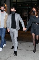 ZENDAYA and Tom Holland Leaves Crosby Street Hotel in New York 02/16/2022