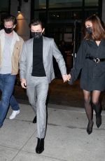 ZENDAYA and Tom Holland Leaves Crosby Street Hotel in New York 02/16/2022
