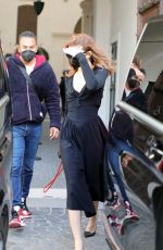 ZENDAYA Arrives at Her Hotel in Rome 02/21/2022