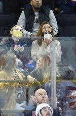 ZENDAYA at Detroit Red Wings vs New York Rangers Game in New York 02/17/2022